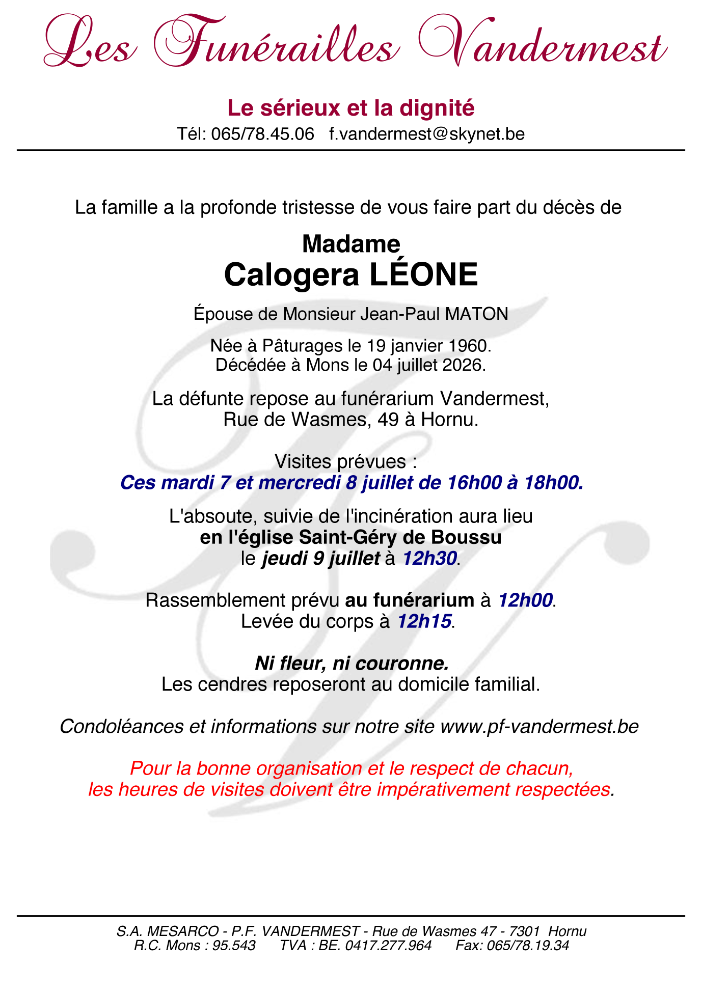Image Annonce nécrologique