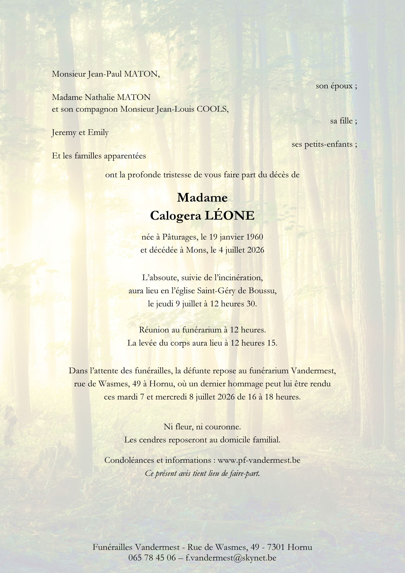 Image Annonce nécrologique