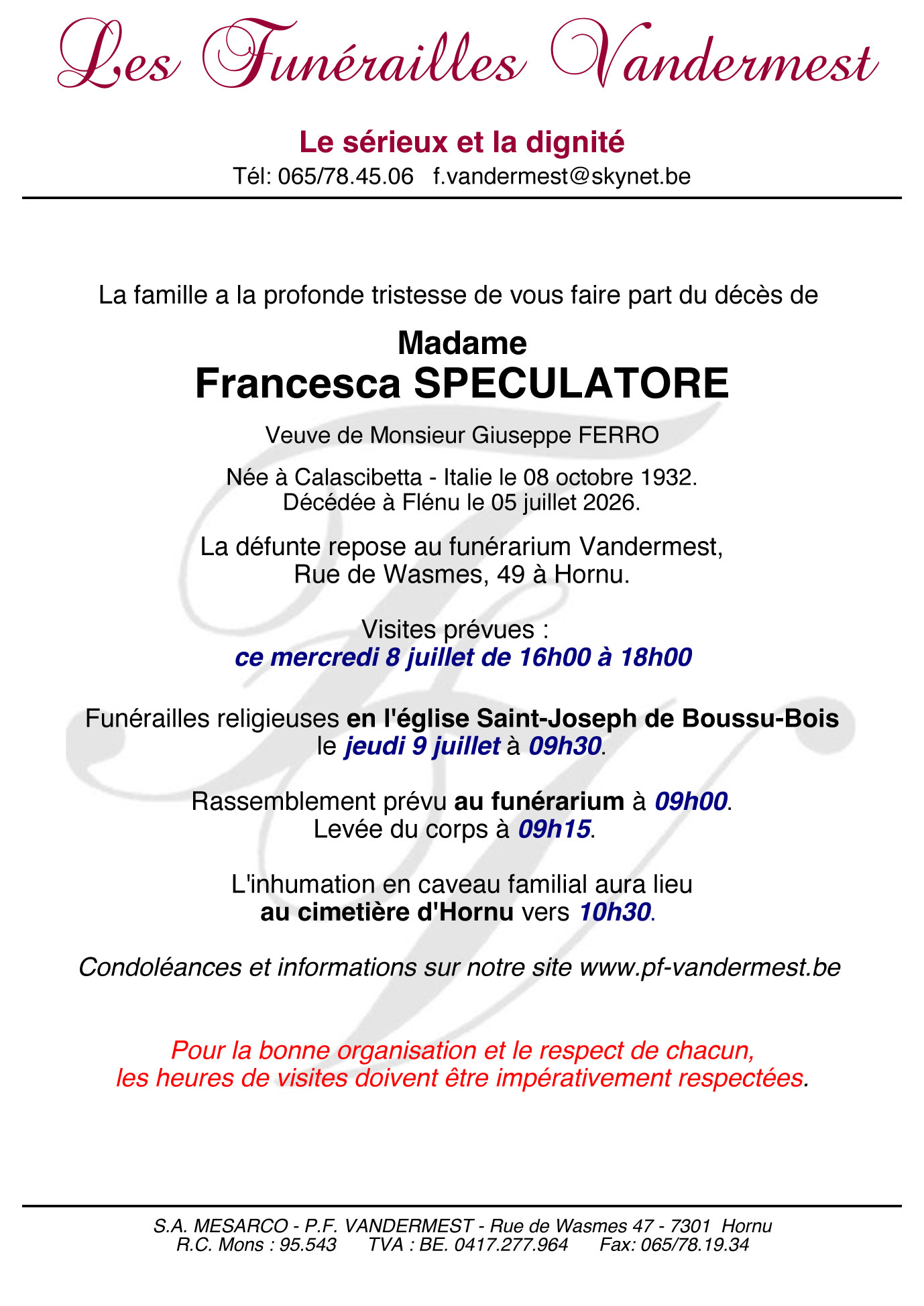 Image Annonce nécrologique