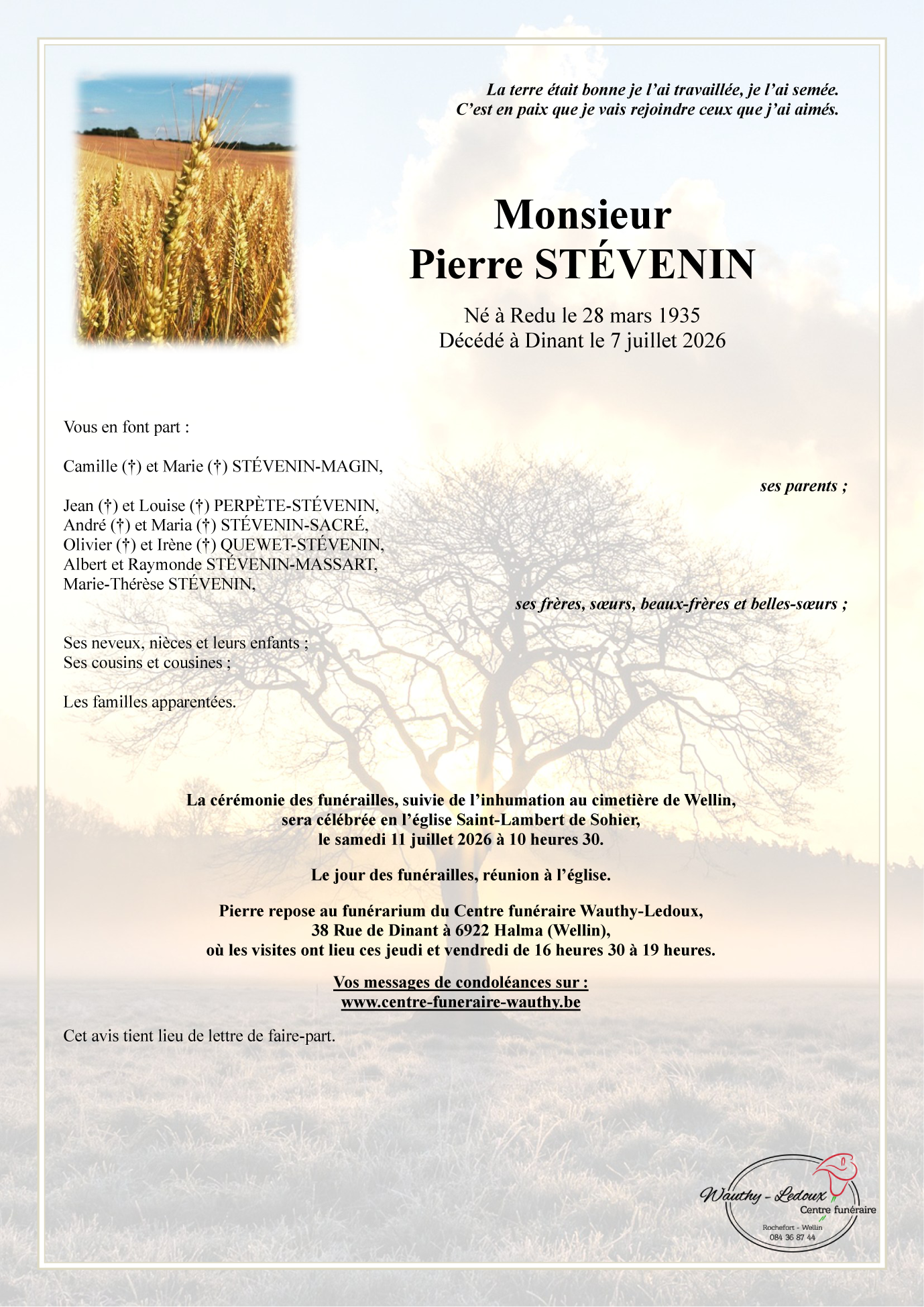 Image Annonce nécrologique