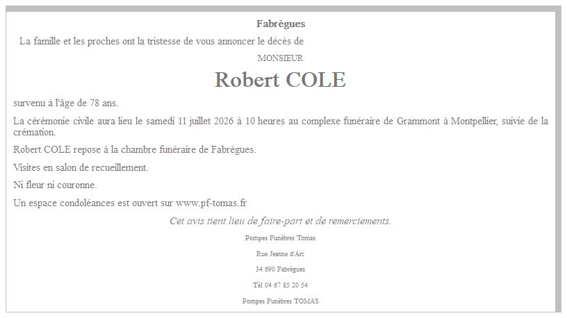 Image Annonce nécrologique
