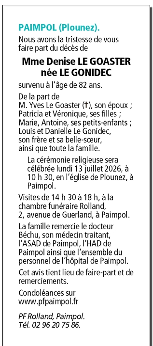 Image Annonce nécrologique