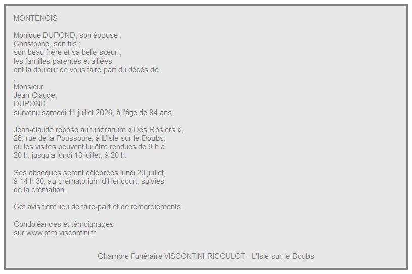 Image Annonce nécrologique