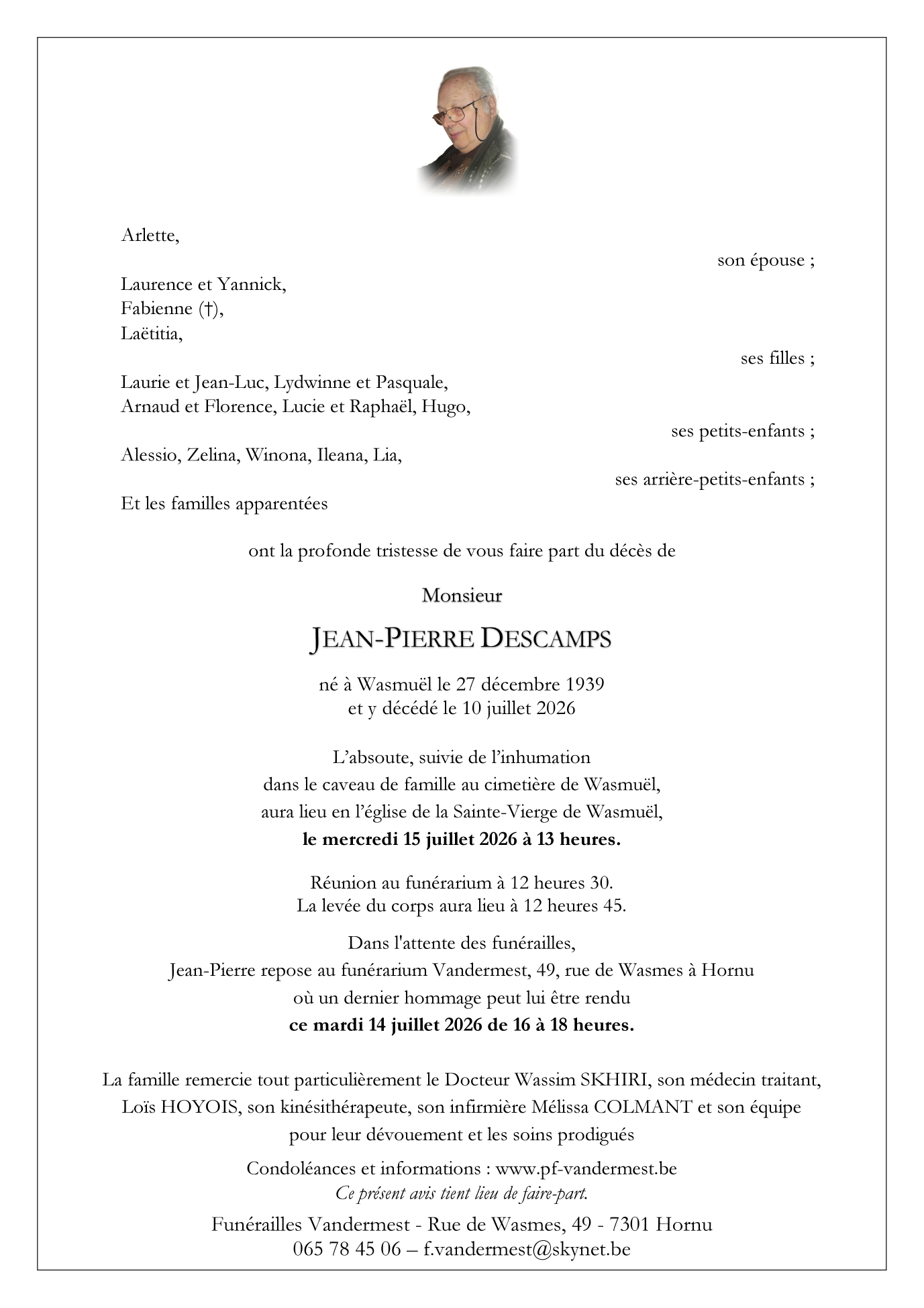 Image Annonce nécrologique