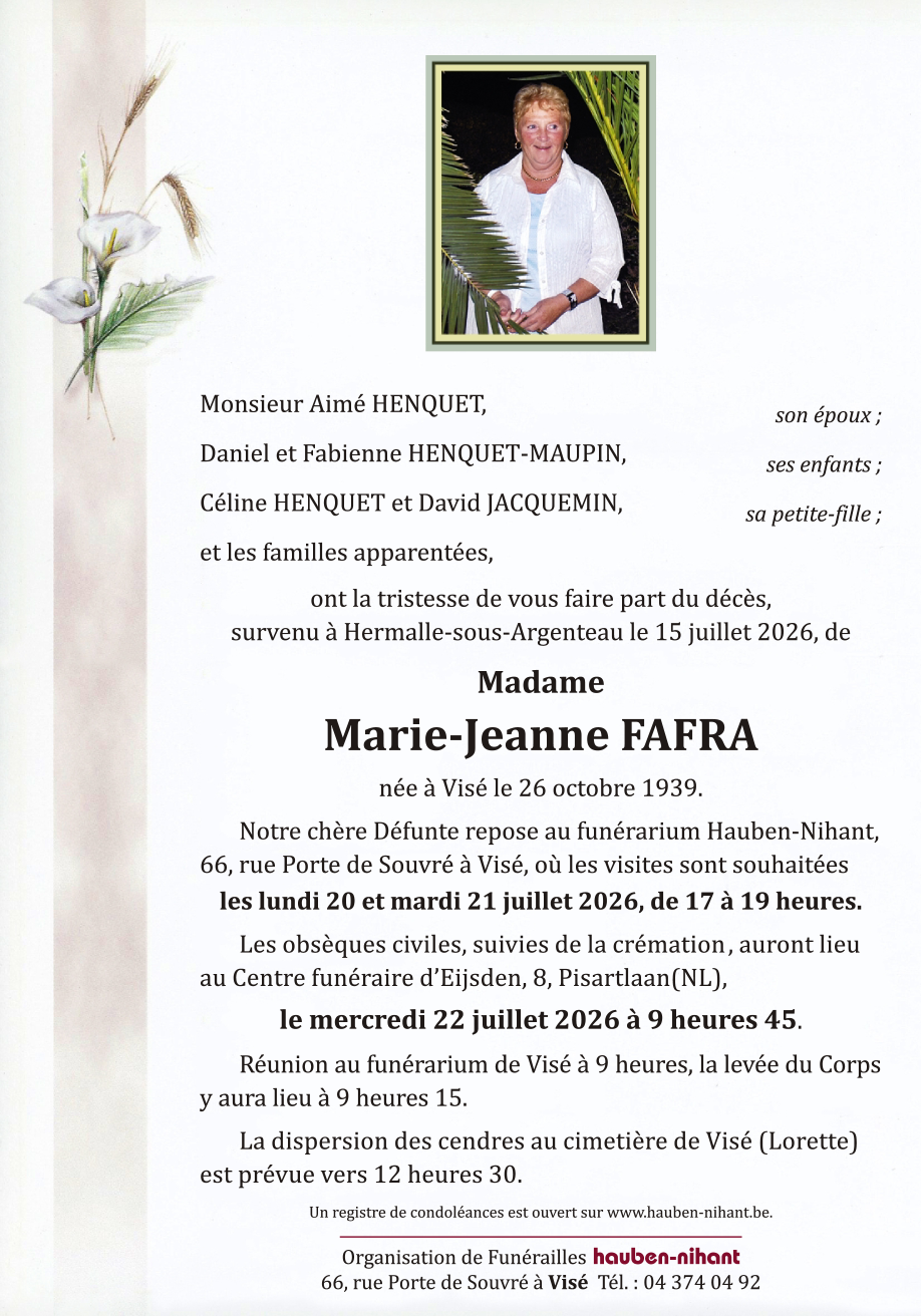 Image Annonce nécrologique