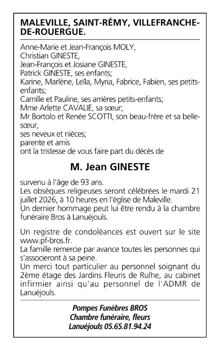Image Annonce nécrologique