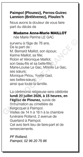 Image Annonce nécrologique