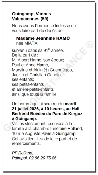 Image Annonce nécrologique