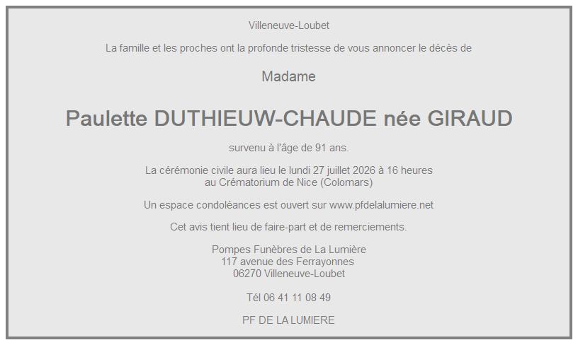 Image Annonce nécrologique