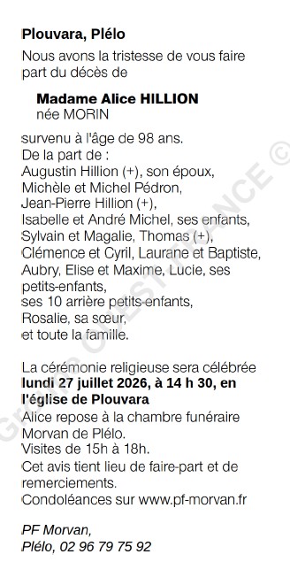 Image Annonce nécrologique