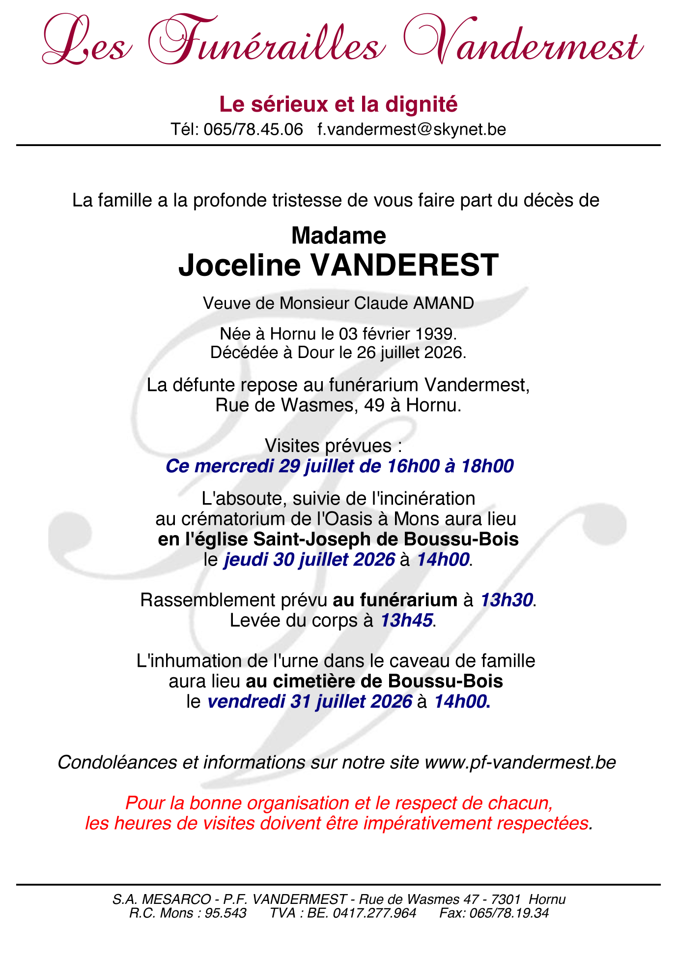 Image Annonce nécrologique