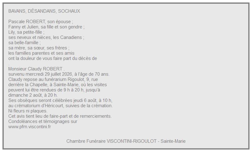 Image Annonce nécrologique
