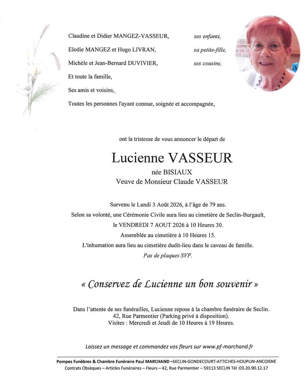 Image Faire-part de Lucienne