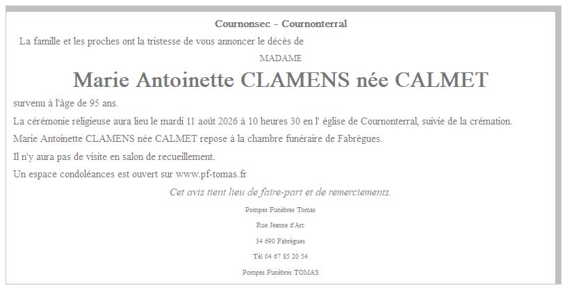 Image Annonce nécrologique