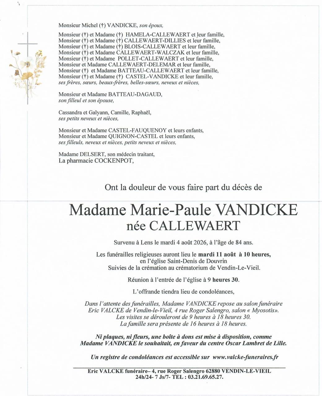 Image Annonce nécrologique