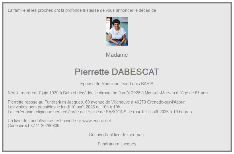 Image Annonce nécrologique