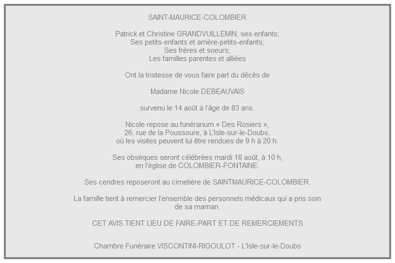 Image Annonce nécrologique