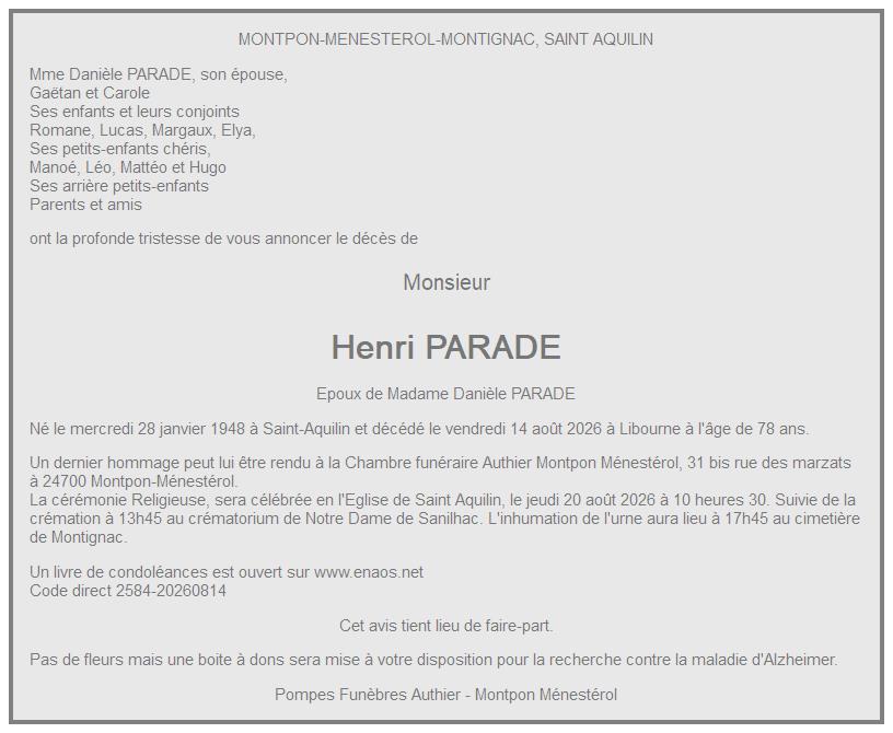 Image Annonce nécrologique
