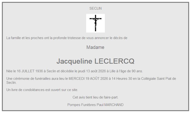Image Faire-part de Jacqueline