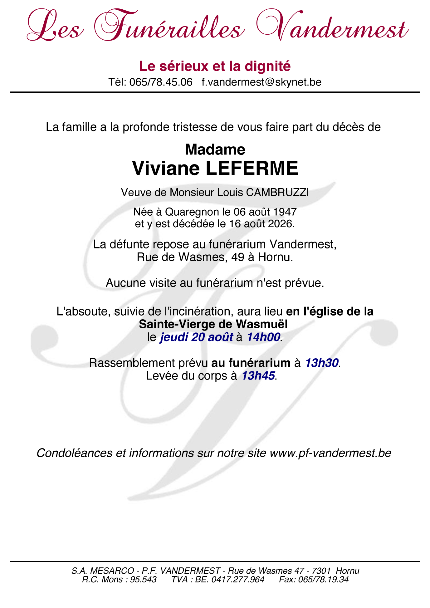Image Annonce nécrologique