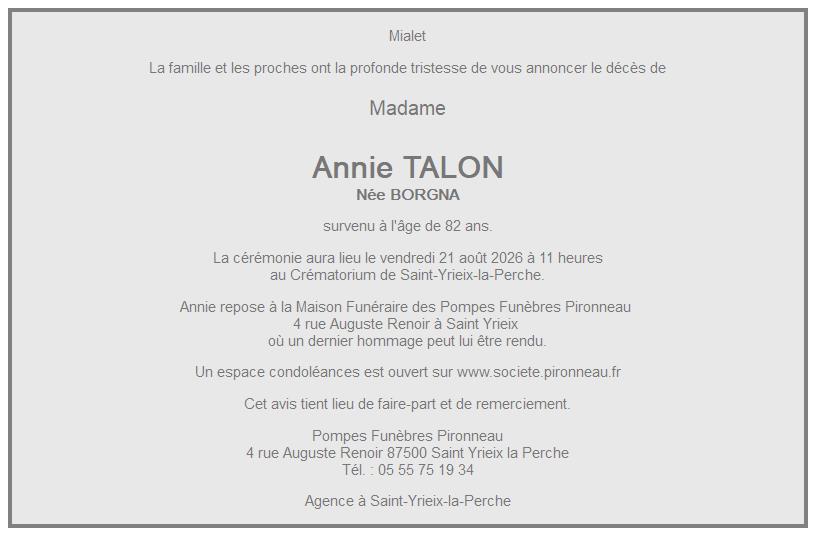 Image Annonce nécrologique