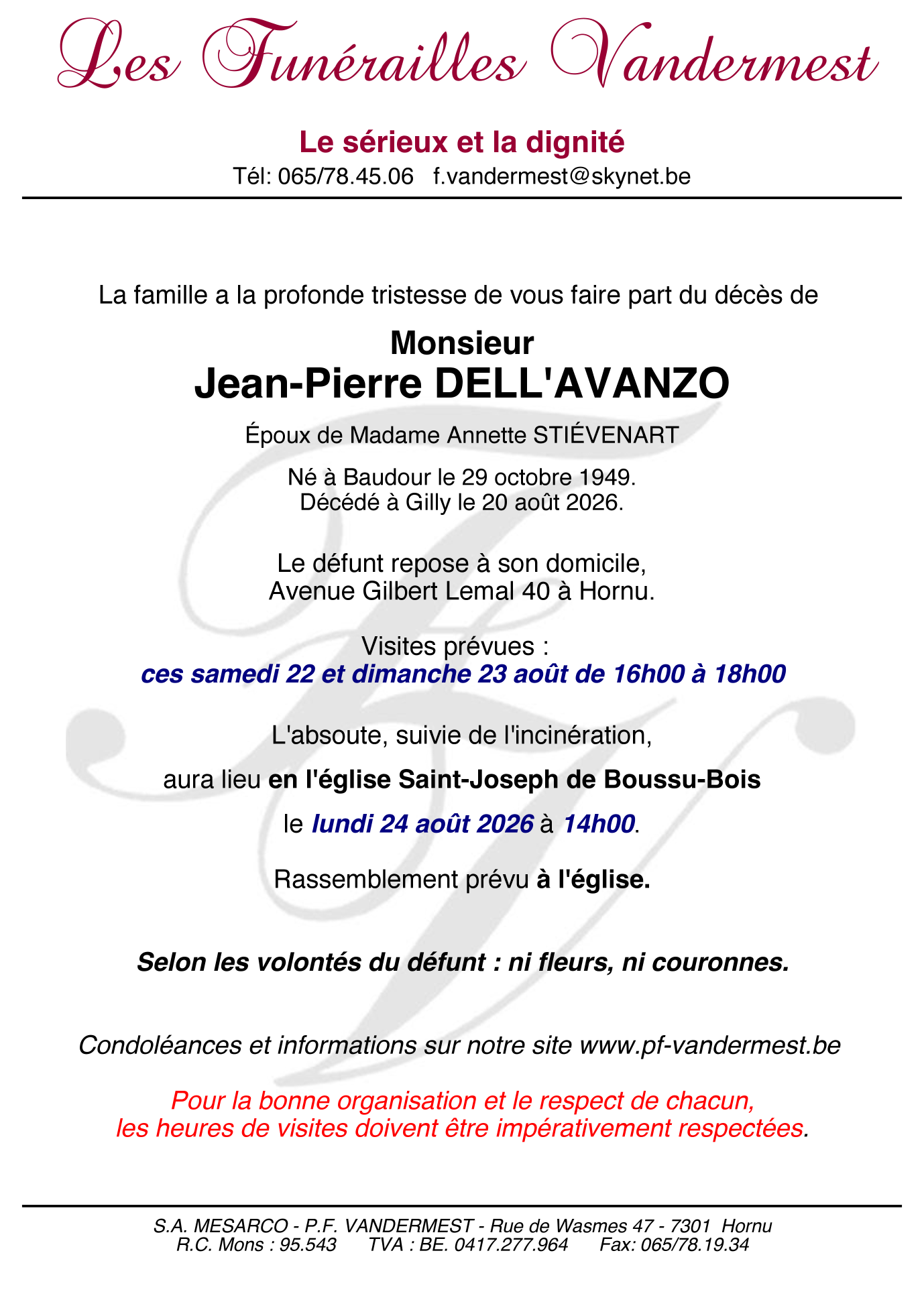 Image Annonce nécrologique