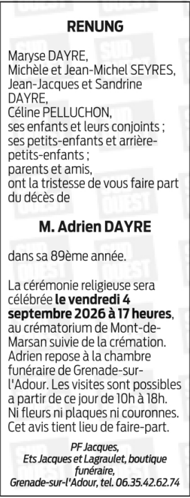 Image Annonce nécrologique