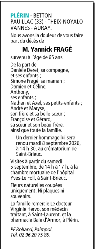 Image Annonce nécrologique
