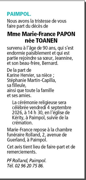 Image Annonce nécrologique