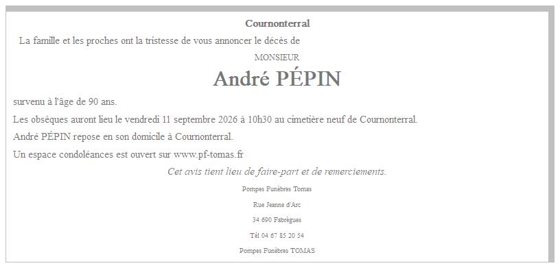 Image Annonce nécrologique