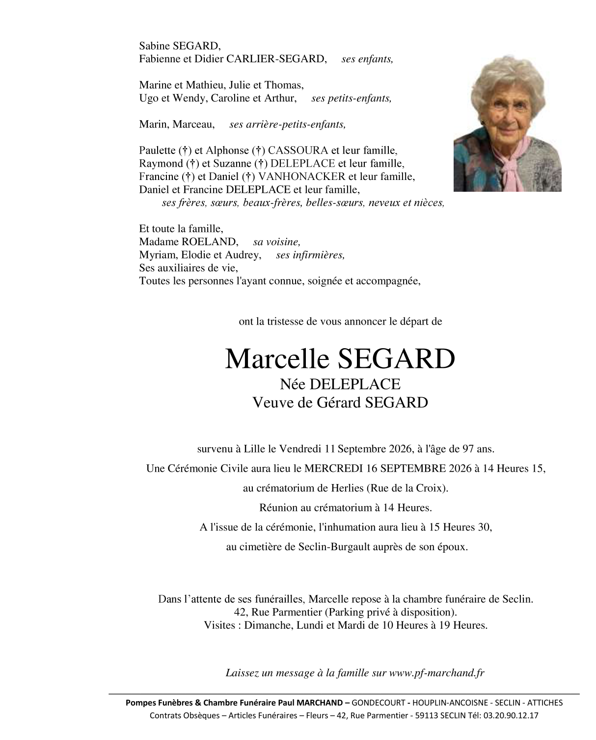 Image Faire-part de Marcelle