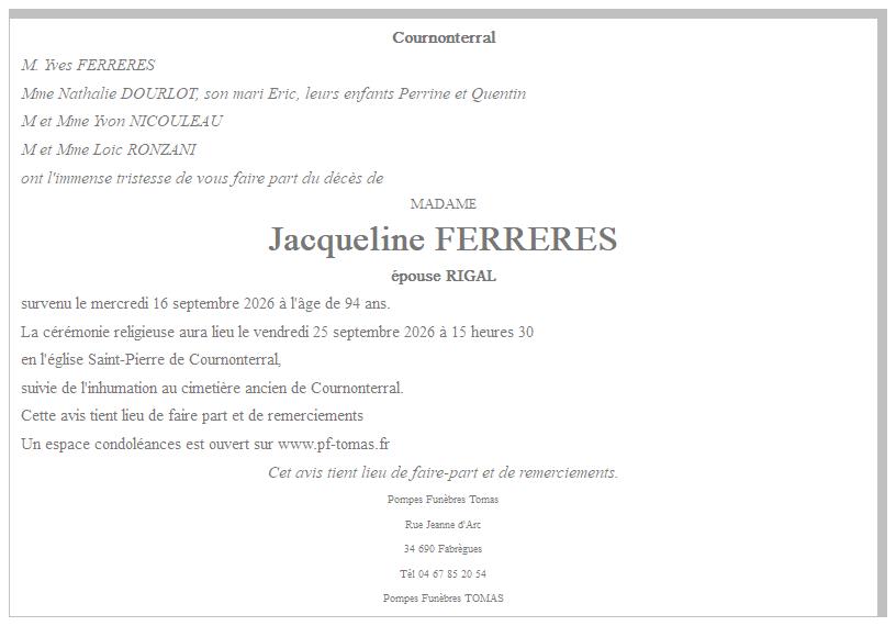 Image Annonce nécrologique