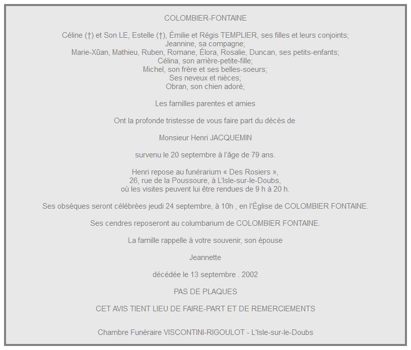 Image Annonce nécrologique