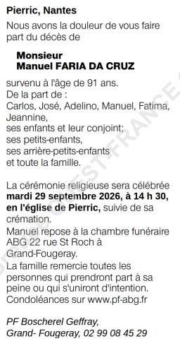 Image Annonce nécrologique