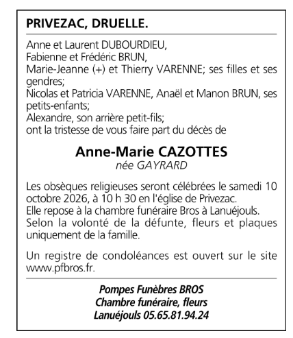 Image Annonce nécrologique