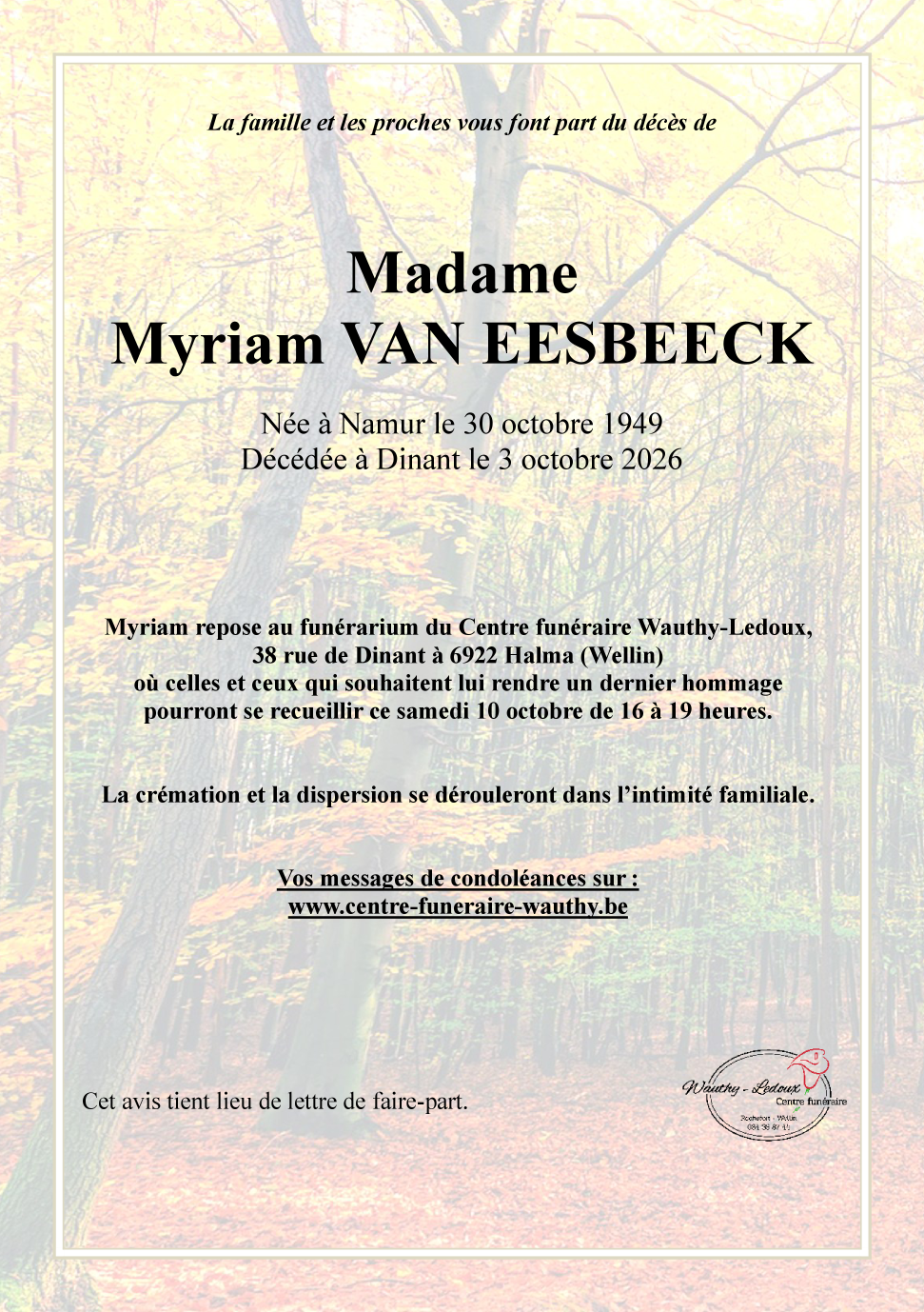 Image Annonce nécrologique